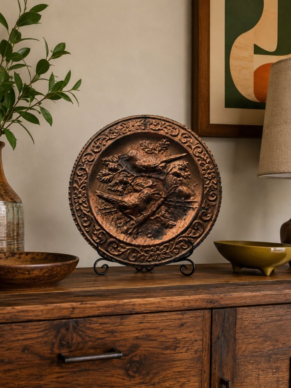 Vintage Copper Plate